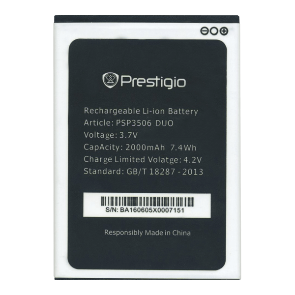 Батарея Prestigio PSP3506, PSP3507, PSP3508, PSP3516, PSP3517, PSP3527, PSP5502 [Original PRC]